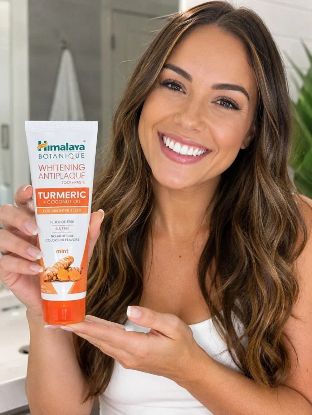 New 2 Boxes Of Turmeric + Coconut‎ Oil Whitening Antiplaque Toothpaste - 4oz